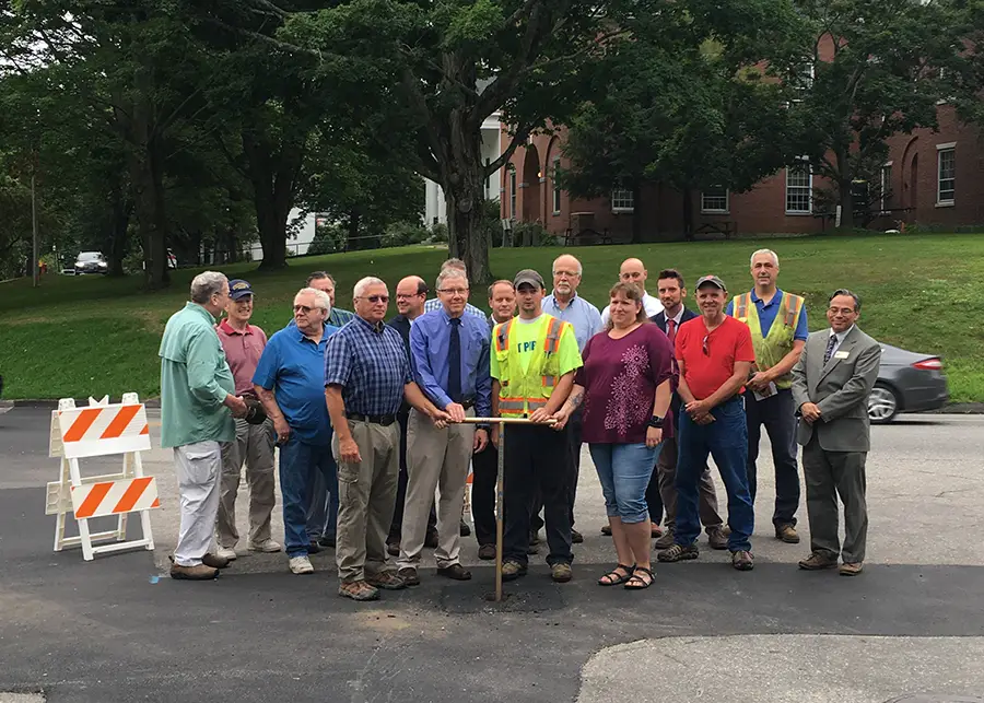 Wiscasset Water District staff and community members gather at a water utility event.
